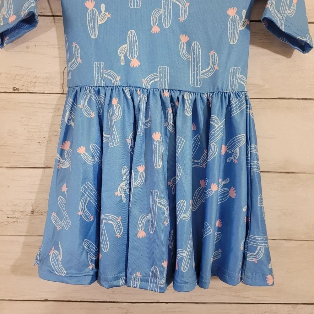 NWT‎ Dot Dot Smile Baby Girl Ballerina Style Twirl Dress Saguaro Cactus 12-24 M